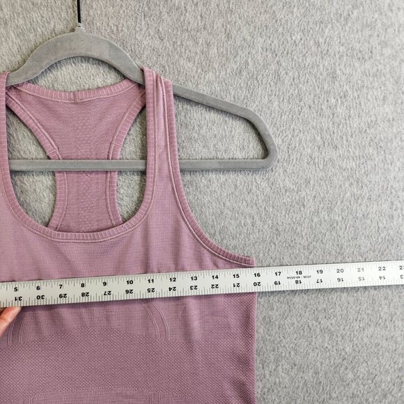 Lululemon Tank Top Womens 8 Pink Swiftly Tech Racerback Workout Running Training - Picture 9 of 12